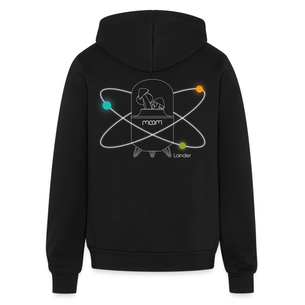 Bella + Canvas Unisex Full Zip Hoodie - black